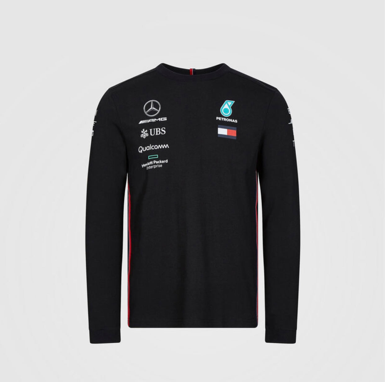 Mercedes-AMG Petronas Motorsport Mens Lance Stroll Driver T-Shirt Black 2019 - Rp Teamwear