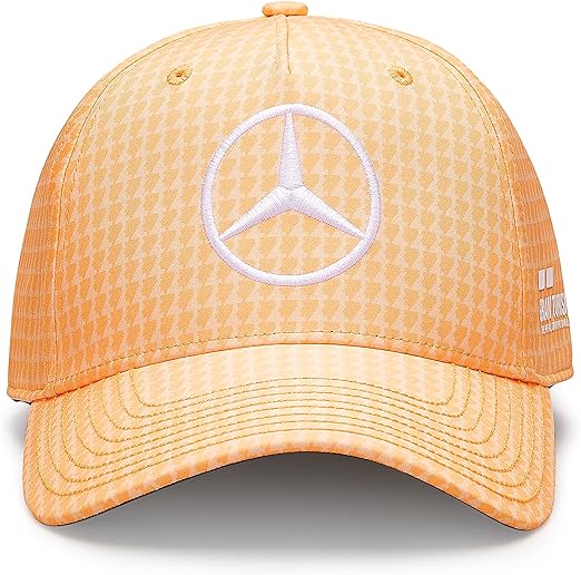 Mercedes-AMG Petronas Formula 1 Team Lewis Hamilton Col Driver Baseball Cap Peach 2023-RP Teamwear