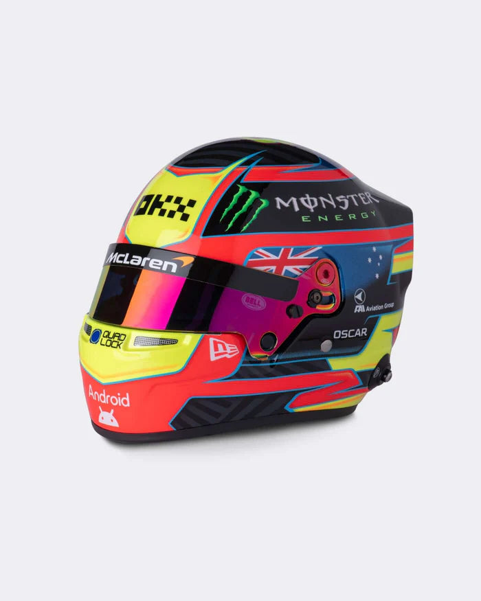McLaren Oscar Piastri 1:2 Scale Mini Helmet 2025 - Fanwear