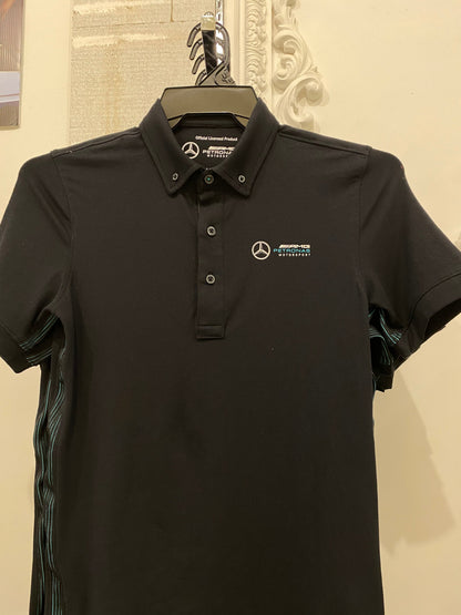 Mercedes-AMG Petronas Motorsport Mens Classic Polo 2020 Black - Fanwear