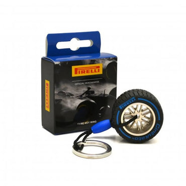 Pirelli Tire Blue Keyring