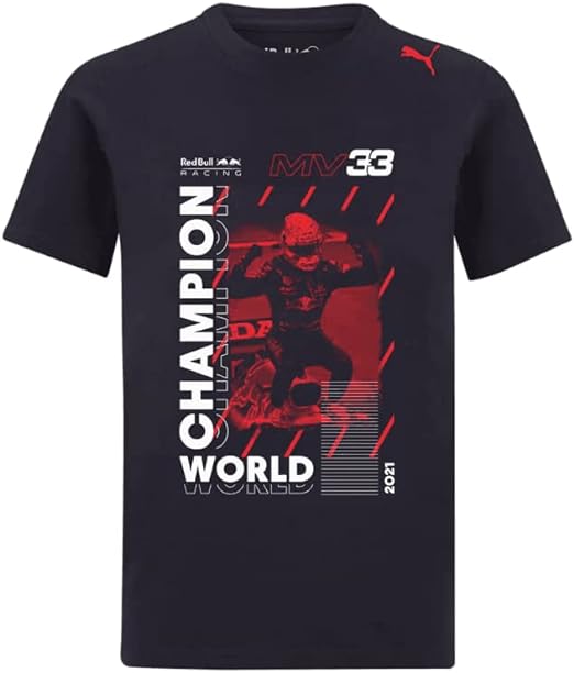 Red Bull Racing Men's Max Verstappen Winner T-Shirt 2021-Fanwear