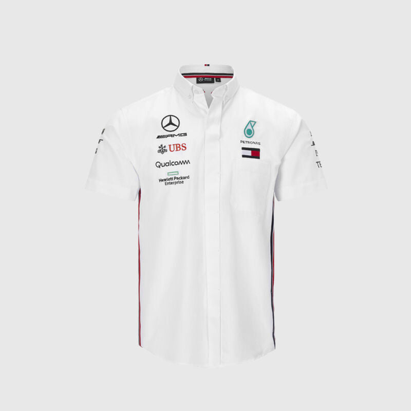 Mercedes-AMG Petronas Motorsport Mens Team Shirt White 2019 - Rp Teamwear
