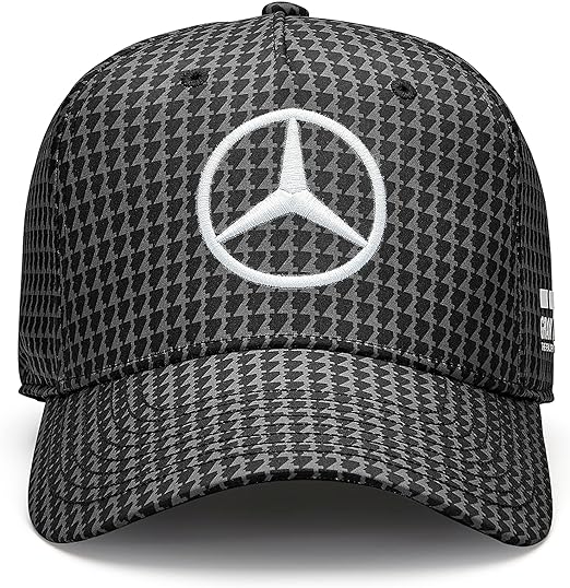 Mercedes-AMG Petronas Formula 1 Team Kids Lewis Hamilton Col Driver Baseball Cap Black 2023-RP Teamwear