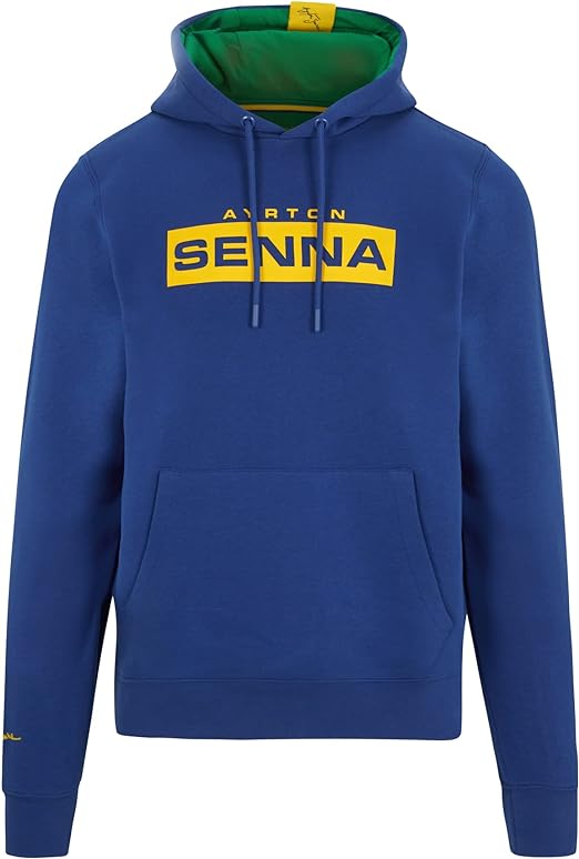 Ayrton Senna Men's Logo Hoodie-Fanwear