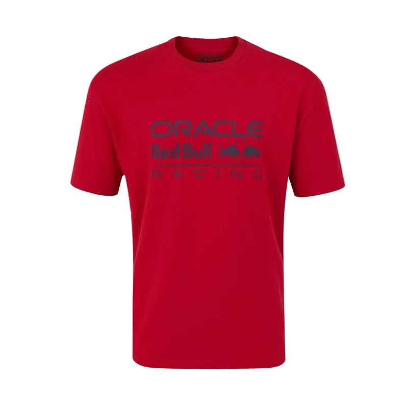 Red Bull Racing Oracle Logo Relaxed Fit T-Shirt Red 2026 - Fanwear