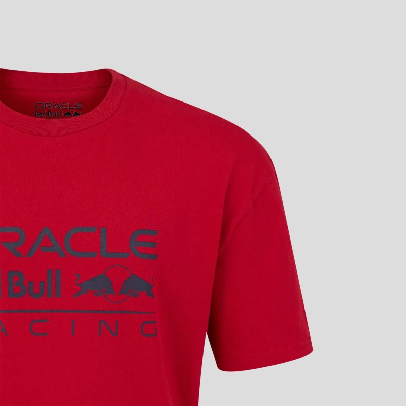 Red Bull Racing Oracle Logo Relaxed Fit T-Shirt Red 2026 - Fanwear