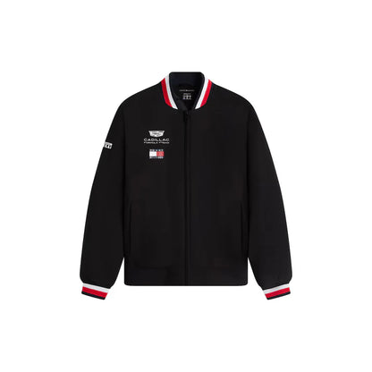 Cadillac F1 Team x Tommy Hilfiger Men's Varsity Jacket Black 2026 - RP Teamwear