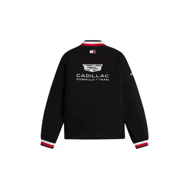 Cadillac F1 Team x Tommy Hilfiger Men's Varsity Jacket Black 2026 - RP Teamwear