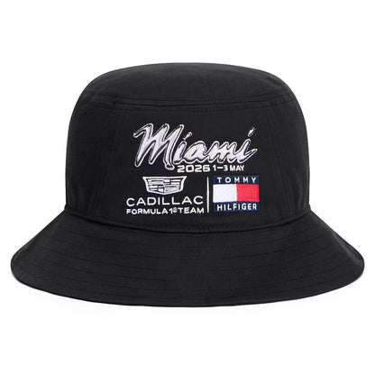 Cadillac F1 Team x Tommy Hilfiger Special Edition Miami Bucket Hat Black 2026 - RP Teamwear