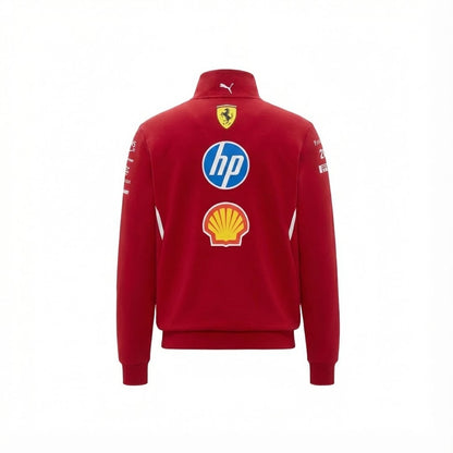Scuderia Ferrari Men's Team 1/4 Zip Sweat Dark Cherry 2025-RP Teamwear