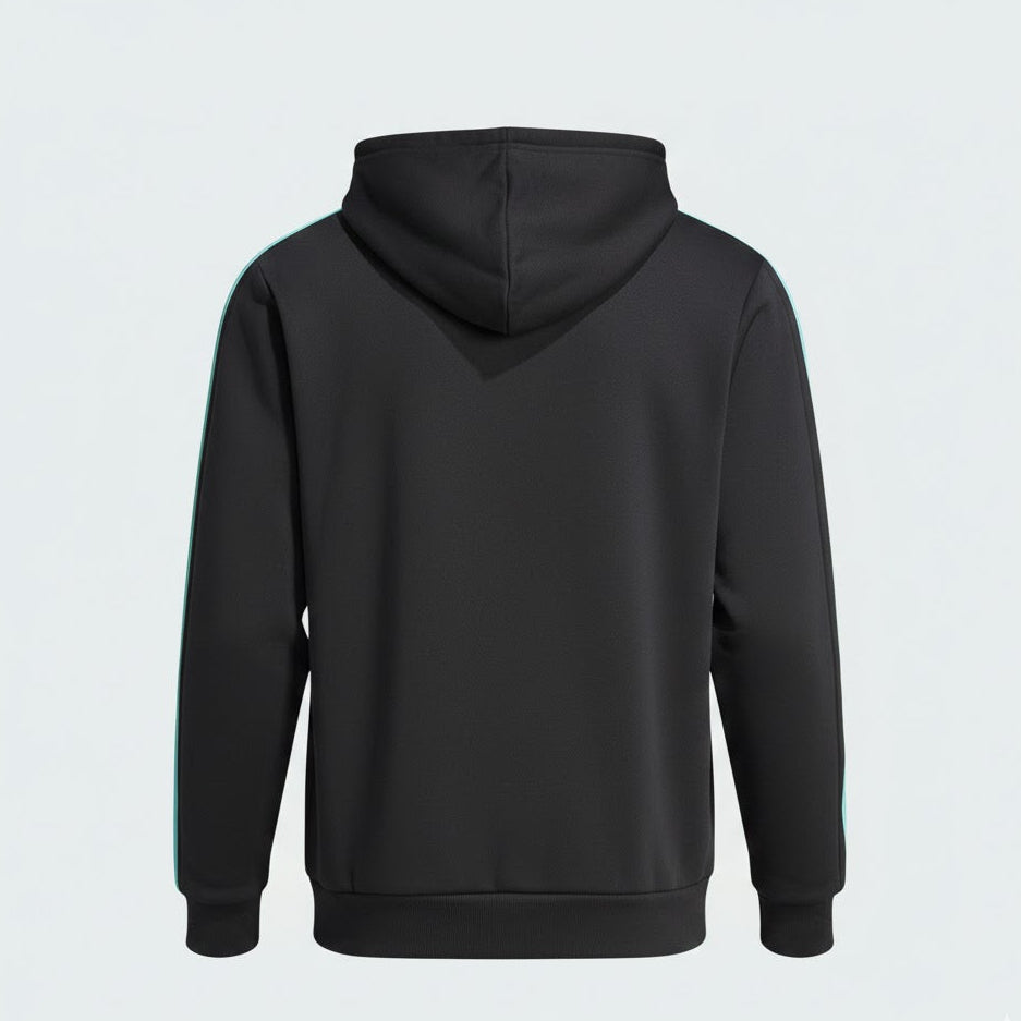 Mercedes Men's Logo Fullzip Hoodie Black 2025-Fanwear