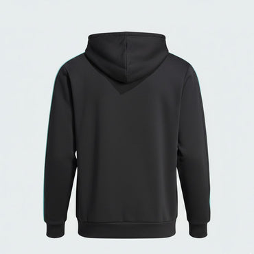 Mercedes Men's Logo Fullzip Hoodie Black 2025-Fanwear