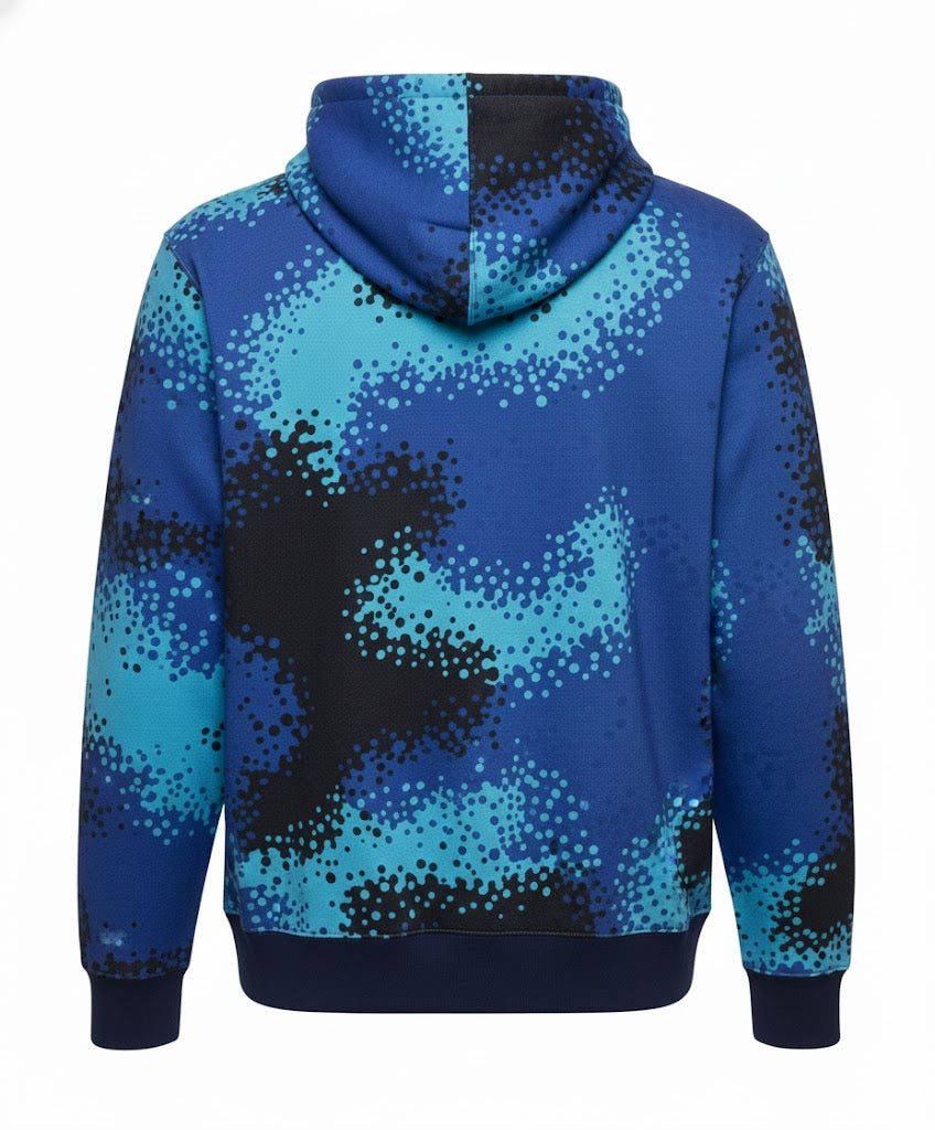 Formula E Men's Camo Hoodie Blue 2025-Fanwear
