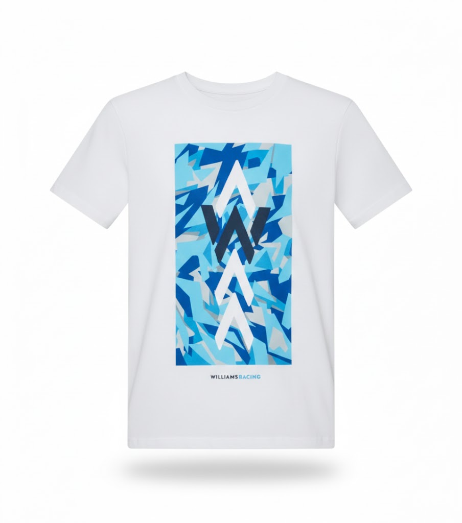 Williams T-Shirt Graffiti White 2024-Fanwear
