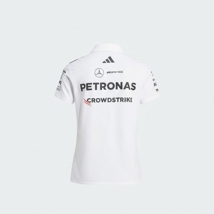 Mercedes Women's Team Polo White 2025-RP Teamwear