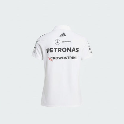 Mercedes Women's Team Polo White 2025-RP Teamwear