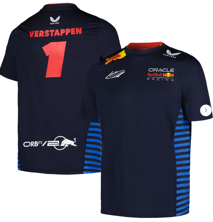Red Bull Racing Kids T-Shirt Driver Max Verstappen 2024-RP Teamwear