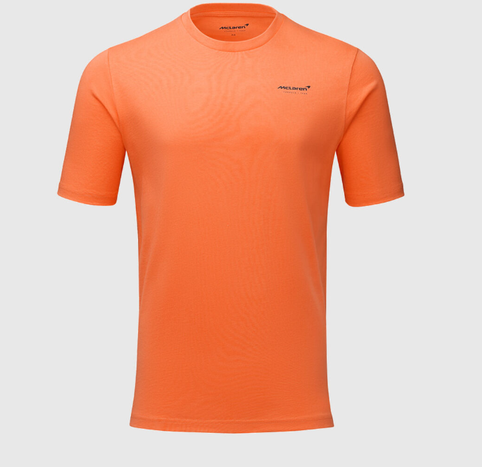 Mclaren Men's Lando Norris Core T-Shirt Nectarine 2023-Fanwear