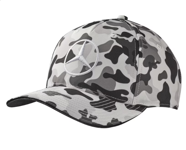 Mercedes-AMG Petronas Motorsport Men's Special Edition Austin Usa Camo Baseball Cap 2019-RP Teamwear
