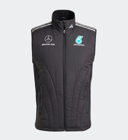 Mercedes Men's Team Mechanic Gilet Black 2025-RP Teamwear