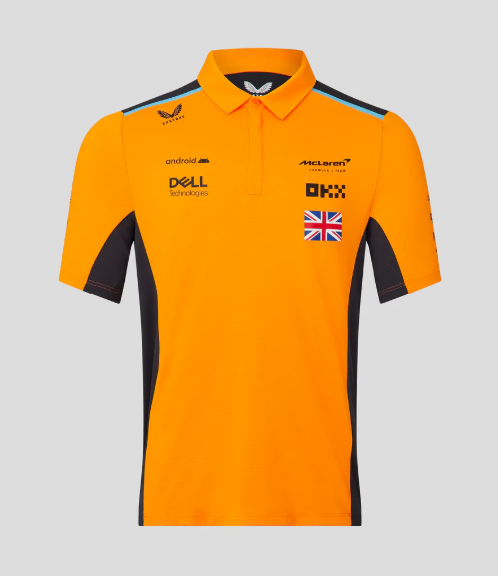 Mclaren Men's Polo Shirt Lando Norris Autumn Glory 2023-RP Teamwear
