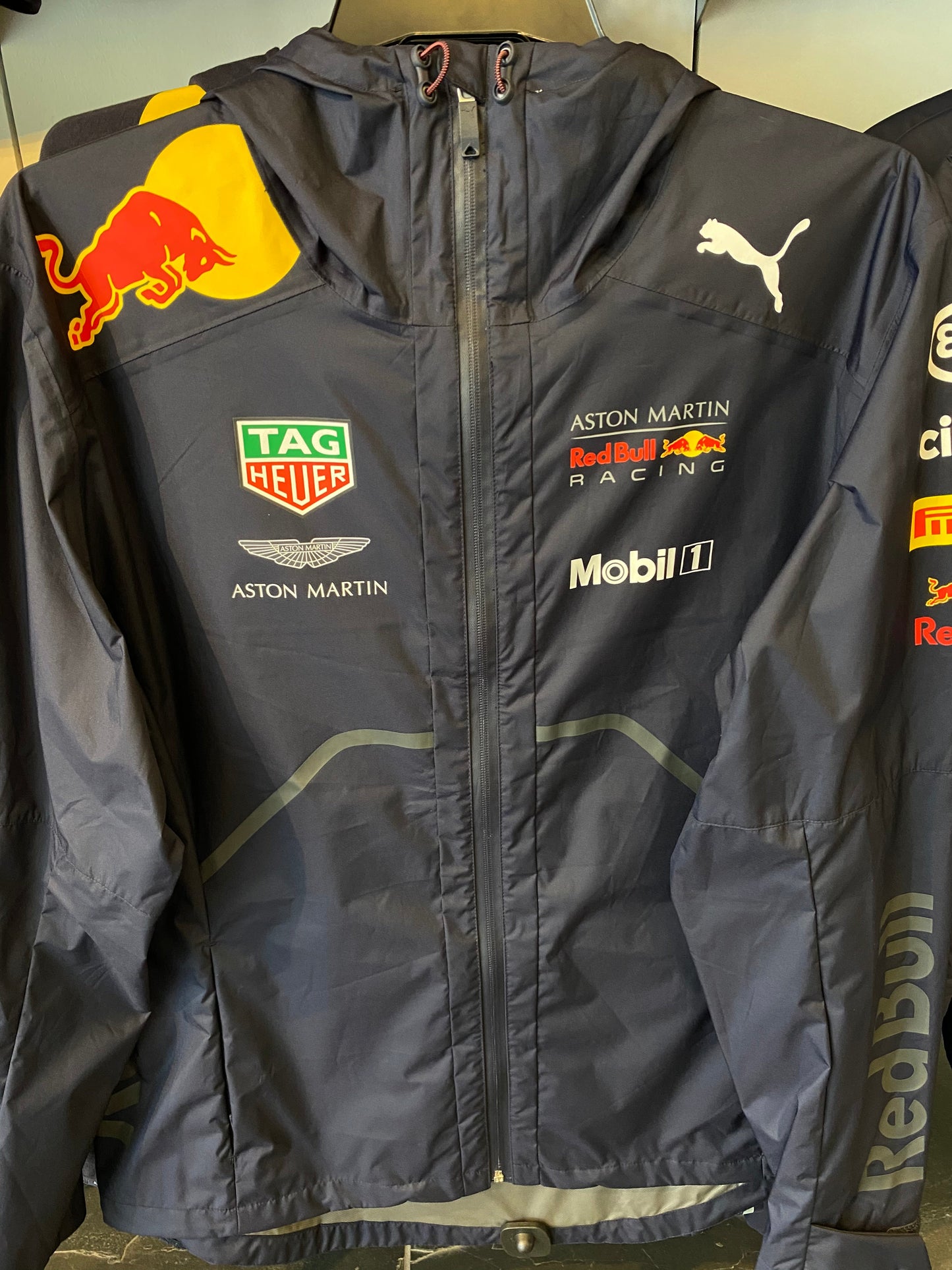 Red Bull Recing Mens Team Rain Jacket 2018 - Rp Teamwear