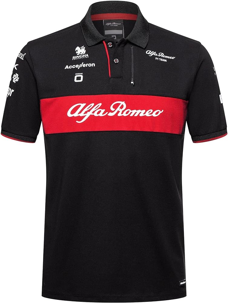 Race Team Polo Shirt Men's Black 2023