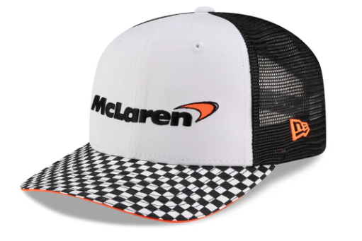 Mclaren Checkered Visor White 2025-Fanwear