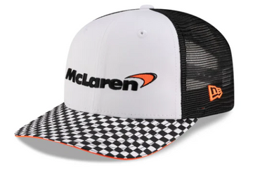 Mclaren Checkered Visor White 2025-Fanwear