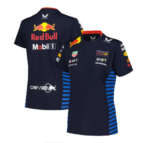 Red Bull Racing Women's Set Up T-Shirt Night Sky 2024-RP Teamwear