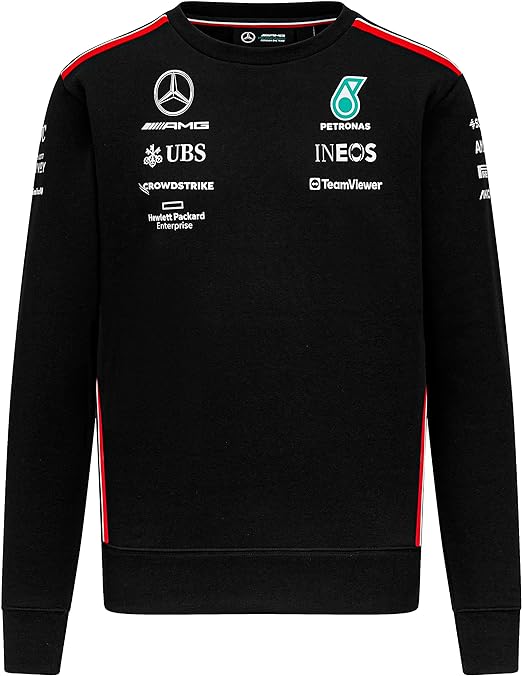 Mercedes-AMG Petronas Formula 1 Team Crew Sweat Black 2023-RP Teamwear