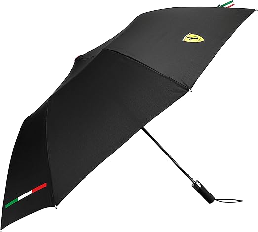 Scuderia Ferrari Compact Black Umbrella 2022 - Fanwear