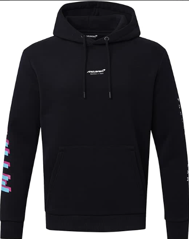 Mclaren Women's Miami Neon Logo Hoodie Black 2022-Fanwear