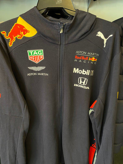 Red Bull Racing Mens Team Hooded Sweat Jacket 2019 - Rp Teamwear