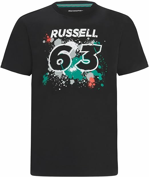 Mercedes-AMG Petronas Formula 1 Team Kids George Russel 63 T-Shirt 2022-Fanwear