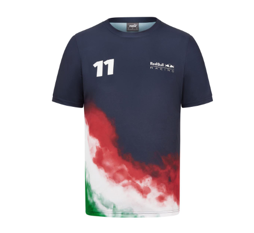 Red Bull Racing Special Edition Sergio Perez Mexico T-Shirt Navy 2022-Fanwear