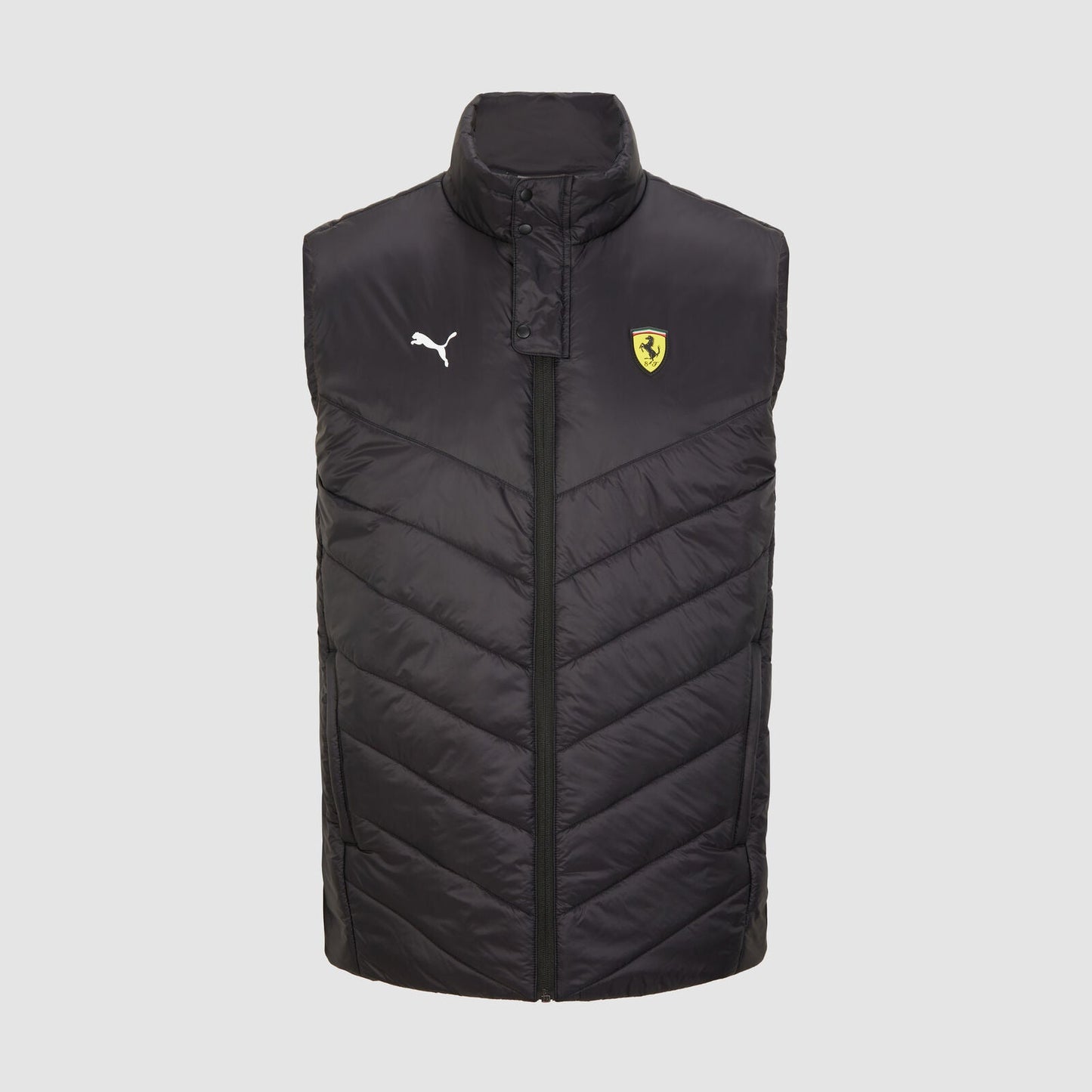 Scuderia Ferrari Puma Men's Padded Gilet Black 2021-Fanwear