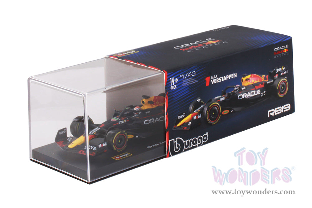 1:43 Scale Model | Red Bull Rb19 Max Verstappen With Driver Car
