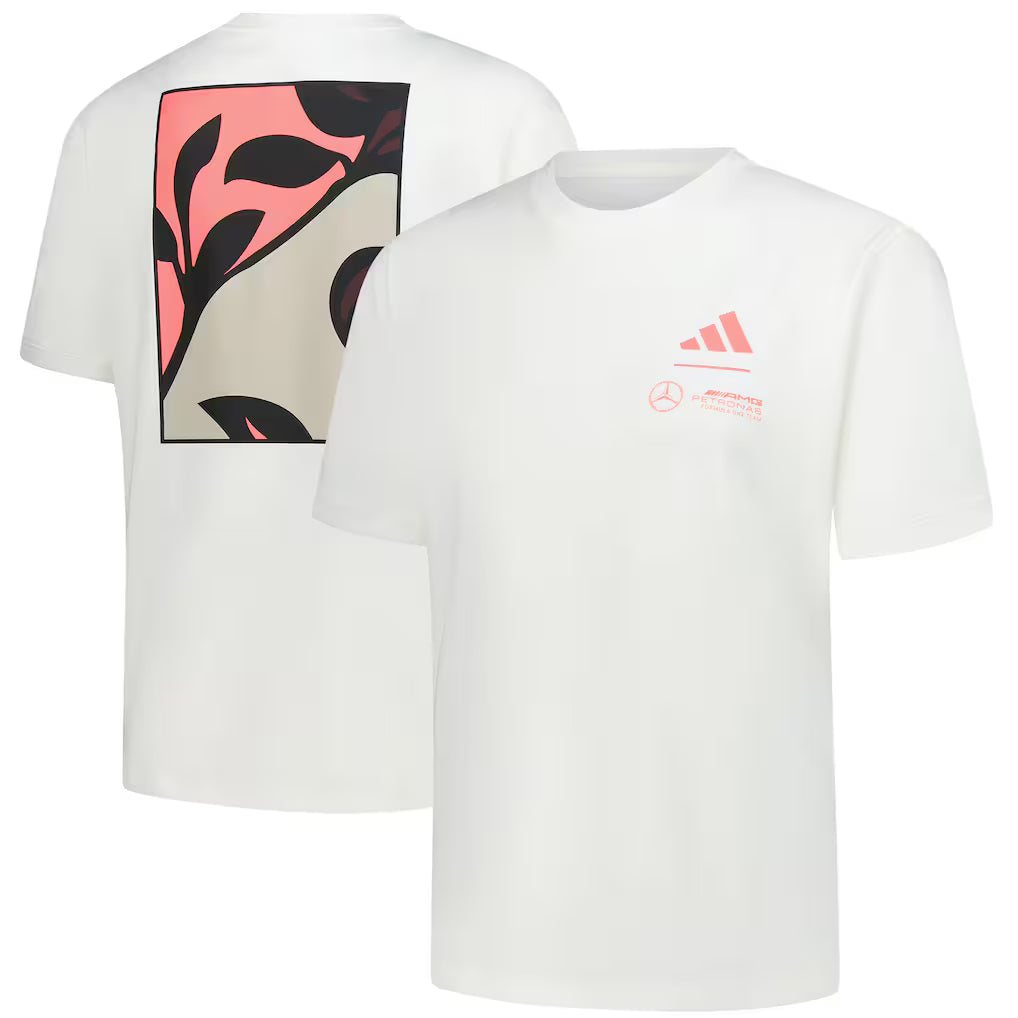 Mercedes Men's Special Edition Miami Summer Graphic T-Shirt White 2025-RP Teamwear