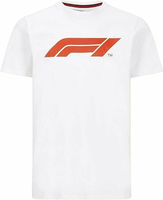 F1 Men's Large Logo T-Shirt White-Fanwear
