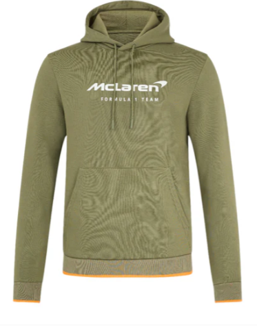 Mclaren Men's Core Essentials Hoodie Deep Lichen Green 2025-Fanwear