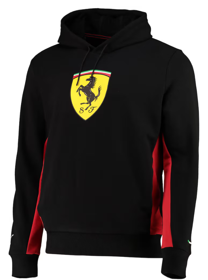 Scuderia Ferrari Puma Kids Hooded Sweat Black 2021 - Fanwear