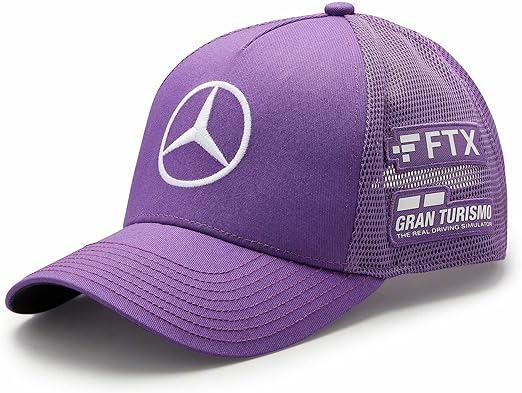 Mercedes-AMG Petronas Formula 1 Team Lewis Hamilton Trucker Cap 2022 Purple-RP Teamwear