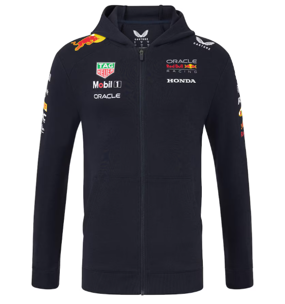 Red Bull Racing Men's Fullzip Hoodie 2025-RP Teamwear