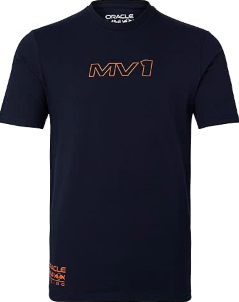 Red Bull Racing Men's Driver Max Verstappen T-Shirt Night Sky 2023-Fanwear