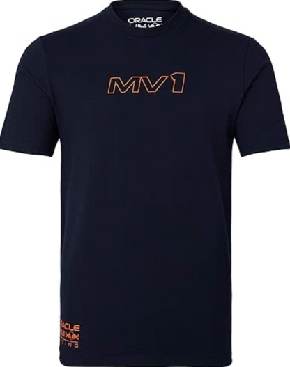 Red Bull Racing Men's Driver Max Verstappen T-Shirt Night Sky 2023-Fanwear