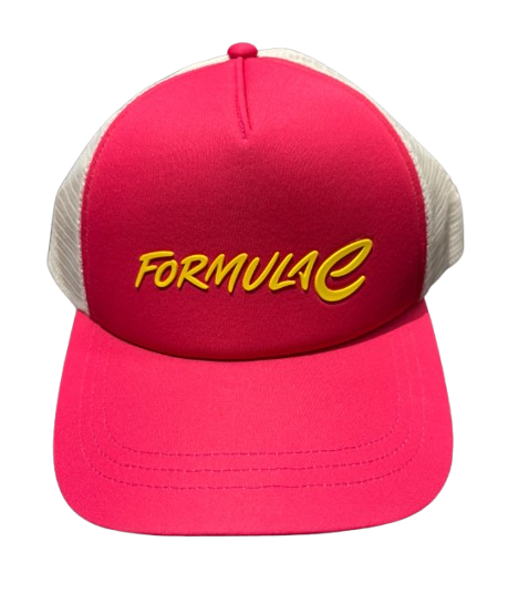 Formula E Men's Wordmark Trucker Pink Cap 2025-Fanwear