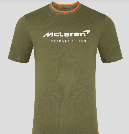 Mclaren Men's Core Essentials T-Shirt Deep Lichen Green 2025-Fanwear