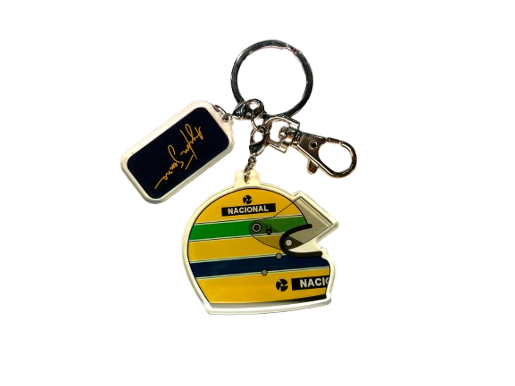 Ayrton Senna Helmet Keyring 2022 - Fanwear